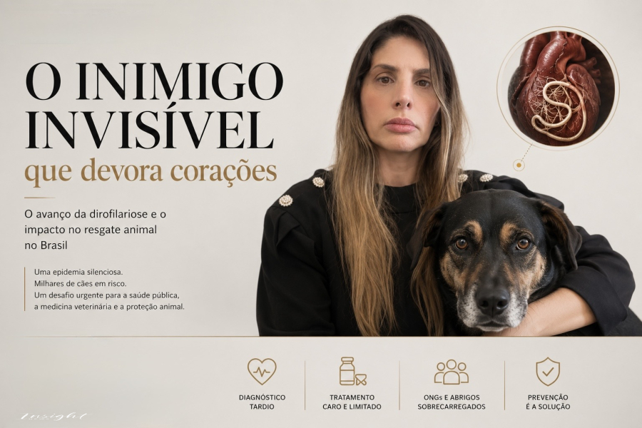 O inimigo invisível que devora corações, o avanço silencioso da dirofilariose no Brasi.