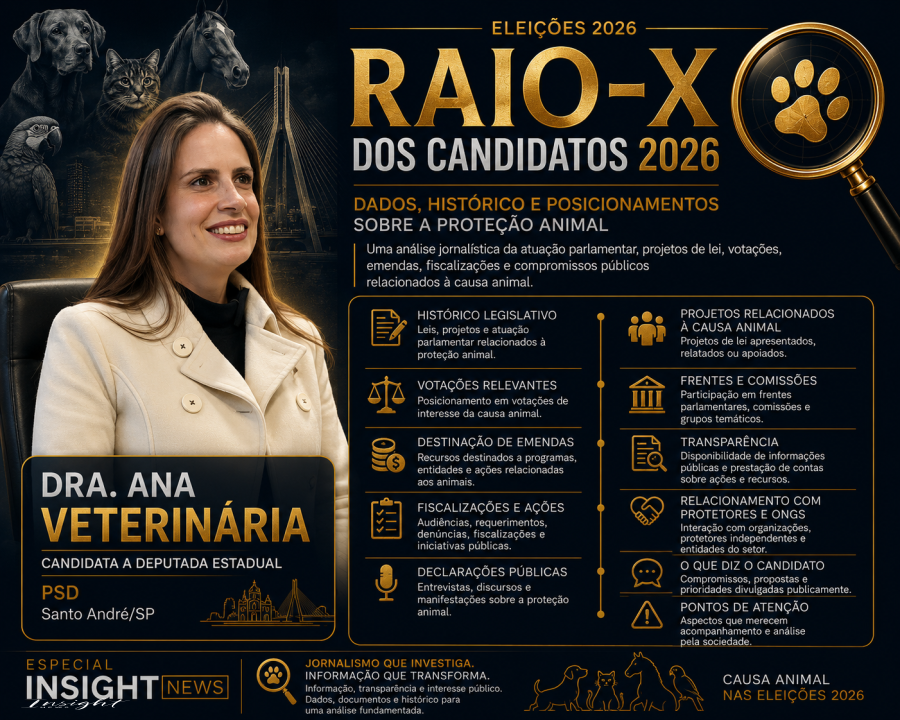 ELEIÇÕES 2026: RAIO-X DA CAUSA ANIMAL